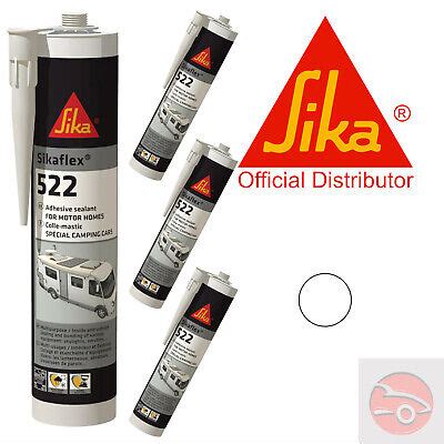 3 x Sikaflex 522 - White - Adhesive Sealant - Caravan - Sika 512 ...