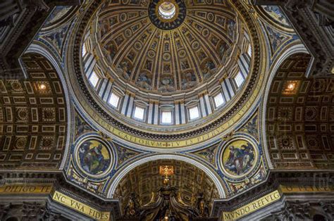 St Peter's Basilica in Rome, Italian Renaissance architecture, and UNESCO world heritage site ...