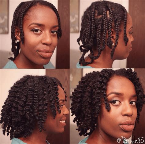 A Beautiful Braid Out With Small Braids For You | Natural hair styles ...