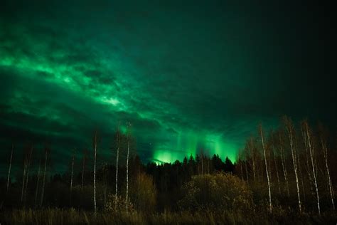 A Glimpse Of The Sublime - Aurora Borealis In East Finland