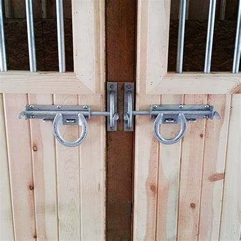 Inset Mount Locking Style Horseshoe Latch Kit | RAMM Stalls