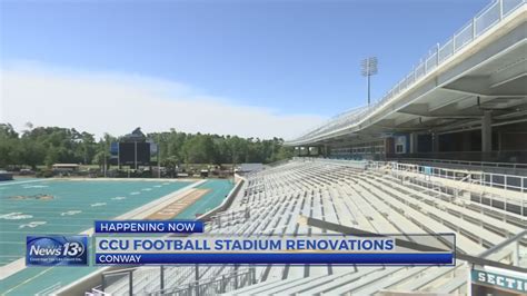 CCU football stadium renovations almost finished as home opener is 75 ...