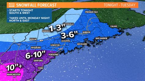 Maine hit with snow tonight through Tuesday from winter storm ...