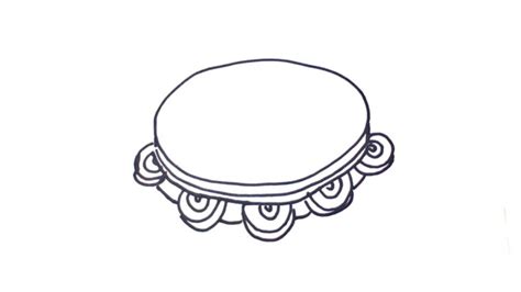 Tambourine Drawing | Free download on ClipArtMag