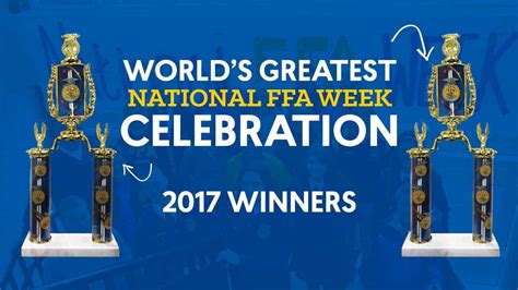 2017 Winners: World's Greatest FFA Week Celebration - National FFA ...