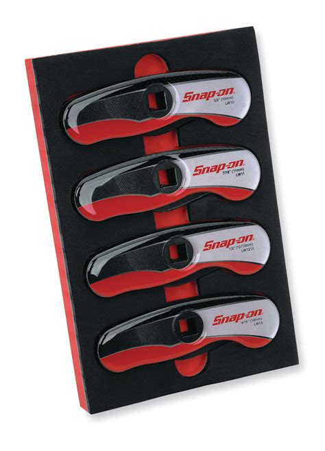 4-piece brake and fuel line wrench set, No. LW204 From: Snap-on Inc. | Vehicle Service Pros