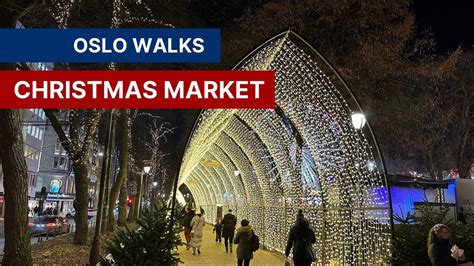 Oslo Christmas Market 2022 - Oslo Walks 4K - YouTube