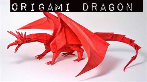 Origami Ancient Dragon Crease Pattern - Origami