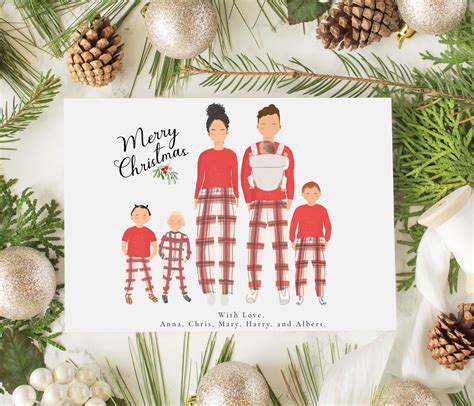 Personalized Family Christmas Greeting Cards – Glacelis