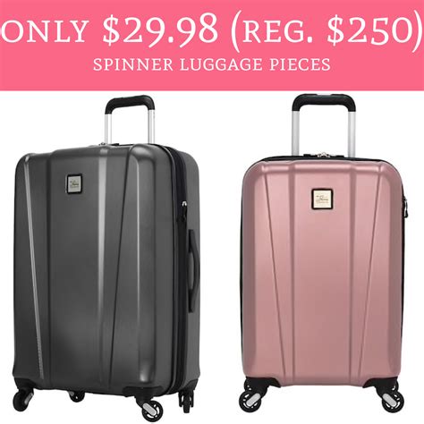 Only $29.98 (Regular $250) Spinner Luggage Pieces - Deal Hunting Babe