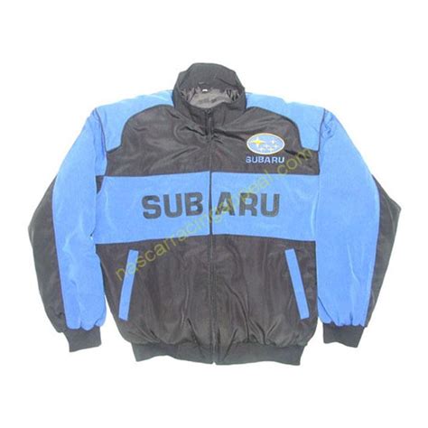 Subaru Racing Jacket Black and Royal Blue, NASCAR Jacket, - Nascar ...