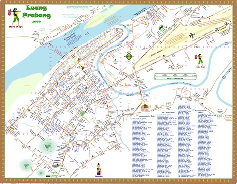 Map of Luang Prabang