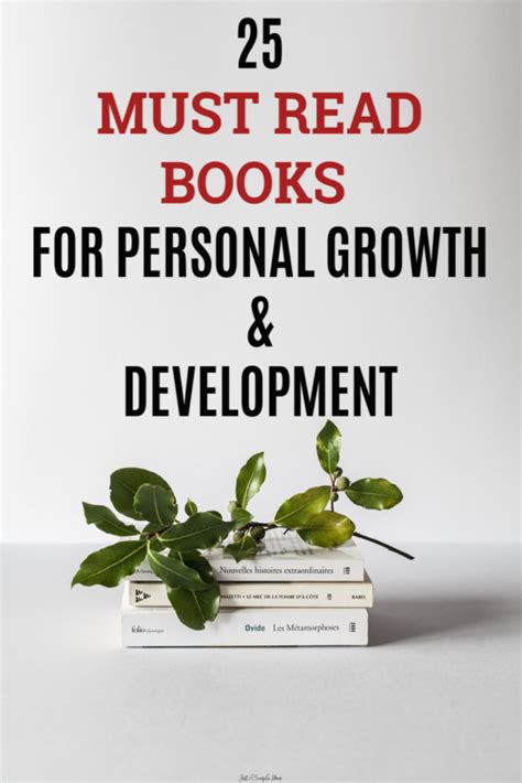 25 Must Read Books For Personal Growth & Development - Just A Simple Home