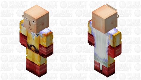 Saitama - One Punch Man [HD Bedrock Skin] Minecraft Skin