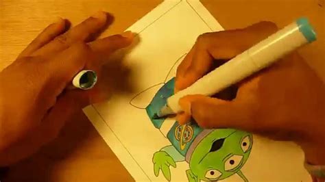 Toy Story Alien Speed Drawing - YouTube