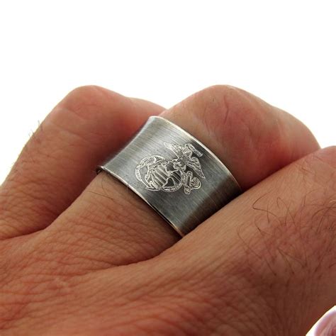 Marine Corps Ring, Personalized USMC Ring -Sterling Silver men jewelry ...