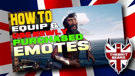 How to equip your free/purchased emotes in Sea of Thieves! - YouTube