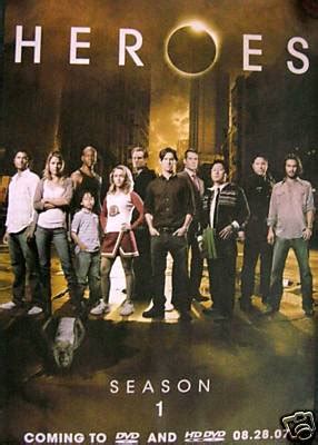 Heroes Season 1 cast movie poster! RARE! LOOK! - dvd - | #46617148