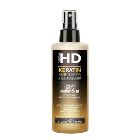 Farcom HD Keratin Amino Acids Leave In Conditioner Αναδόμησης για Ξηρά Μαλλιά 150ml | Skroutz.gr