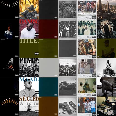 Kendrick Lamar Albums in the style of Kendrick Lamar Albums : r/freshalbumart