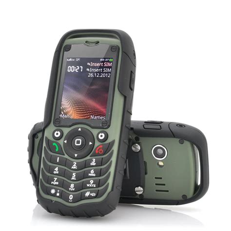 Fortis - Dual SIM Rugged Cell Phone (IP67 Waterproof, Dustproof, Shockproof, Green) | Rugged ...