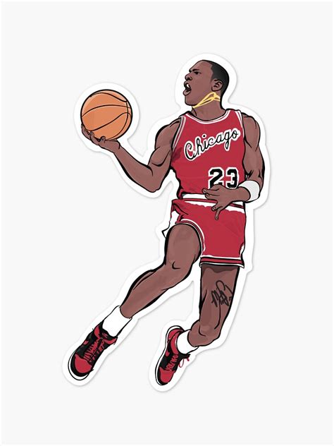 "michael jordan sticker" Sticker by nairb997 | Redbubble