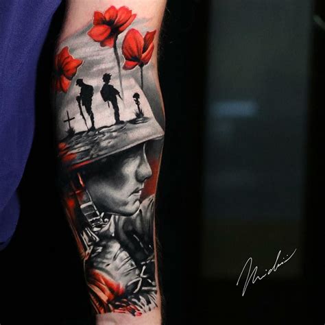 Army Tattoo by Michael Cloutier | Army tattoos, Memorial tattoo designs ...