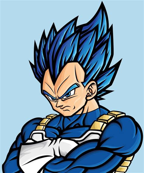 Vegeta Super Saiyan Blue, Dragon Ball Super | Personajes de dragon ball, Dragones, Dibujo de goku