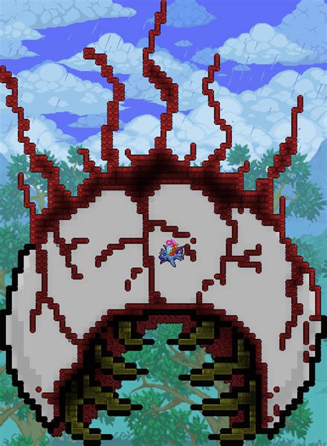 Eye of Cthulhu pixel art : Terraria