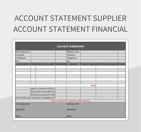 Customer Service Financial Statement Excel Template And Google Sheets ...