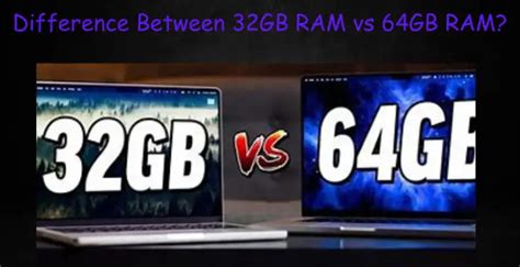 Difference Between 32GB RAM vs 64GB RAM? - StuffRoots