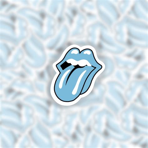 Rolling Stones Logo Tongue Sticker Set of 3 | Etsy