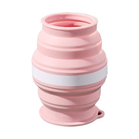 350ml Coffee Cup Durable Foldable Coffee Handcup with Lanyard for Travel (Pink) | eBay