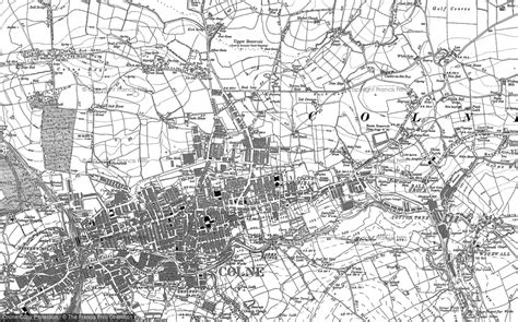 Colne Lancashire Map