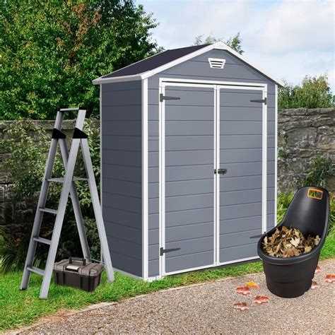 Keter Manor 6 x 3 ft. Storage Shed | Outdoor garden sheds, Garden ...