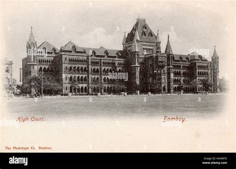 High Court building, Bombay, India Stock Photo - Alamy