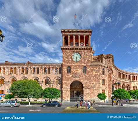 Republic Square - Yerevan, Armenia Editorial Image - Image of armenian ...