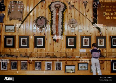 NATIVE AMERICAN MUSEUM at CRAZY HORSE MONUMENT SOUTH DAKOTA Stock Photo ...