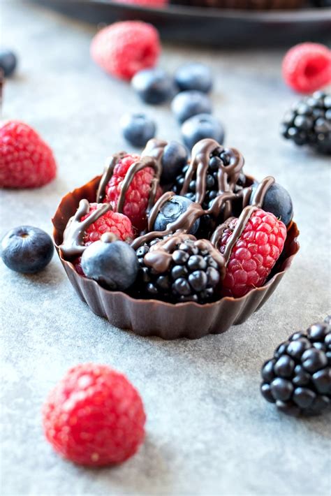 Chocolate Berry Cups