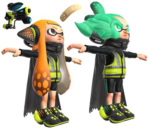 Nintendo Switch - Splatoon 2 - Agent 3 - The Models Resource