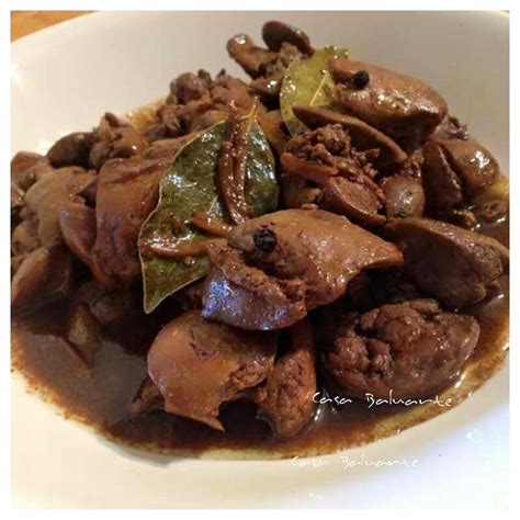 Casa Baluarte Filipino Recipes: Adobong Atay nang Manok