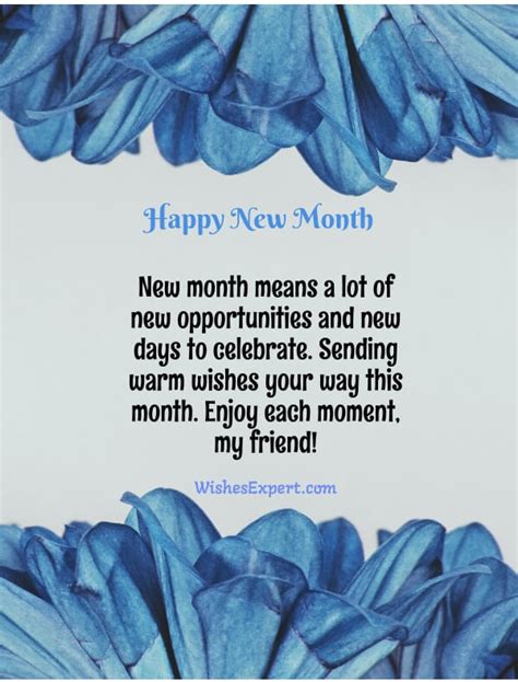 26 Happy New Month Wishes For New Start