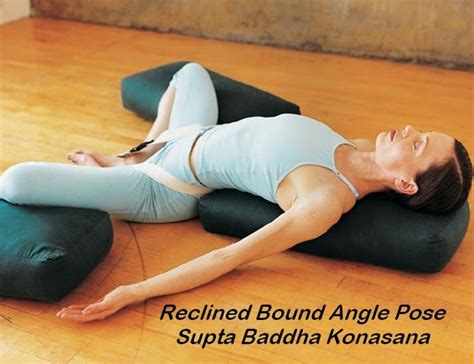 Supta Baddha Konasana / Reclined Bound Angle Pose - How to do and Its Benefits | Fertility yoga ...