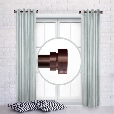 Rod Desyne 1 inch Side Window Curtain rod Adjustable 12-20 inch long (Set of 2) - Bronze-SIDE100 ...