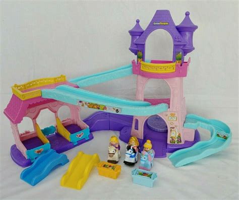 Fisher Price Little People Disney Princess Klip Klop Stable Castle with ...