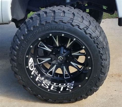 CO-D24W4 24" Custom Offsets Set of 4 Wheel Decals