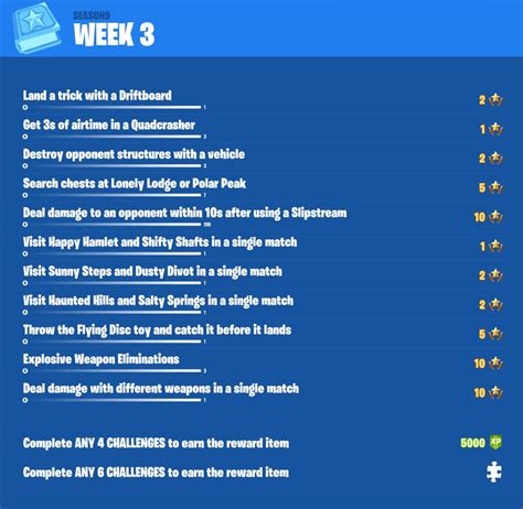 Fortnite Season 9, Week 3 Leaked Challenges - Fortnite Insider