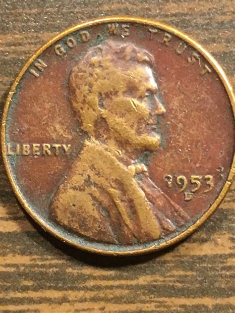 1953 Lincoln penny error? | Coin Talk