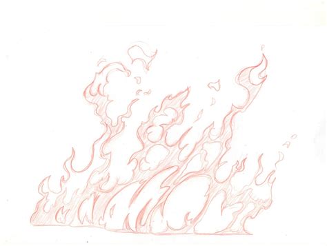 Discover more than 77 pencil sketch of fire latest - seven.edu.vn