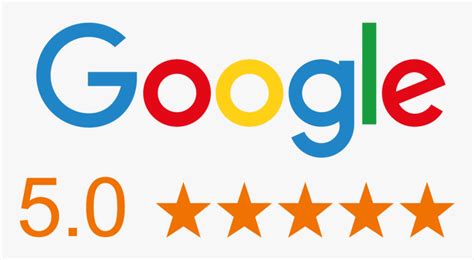 Google 5 Star Png - Google Five Star Rating, Transparent Png , Transparent Png Image - PNGitem